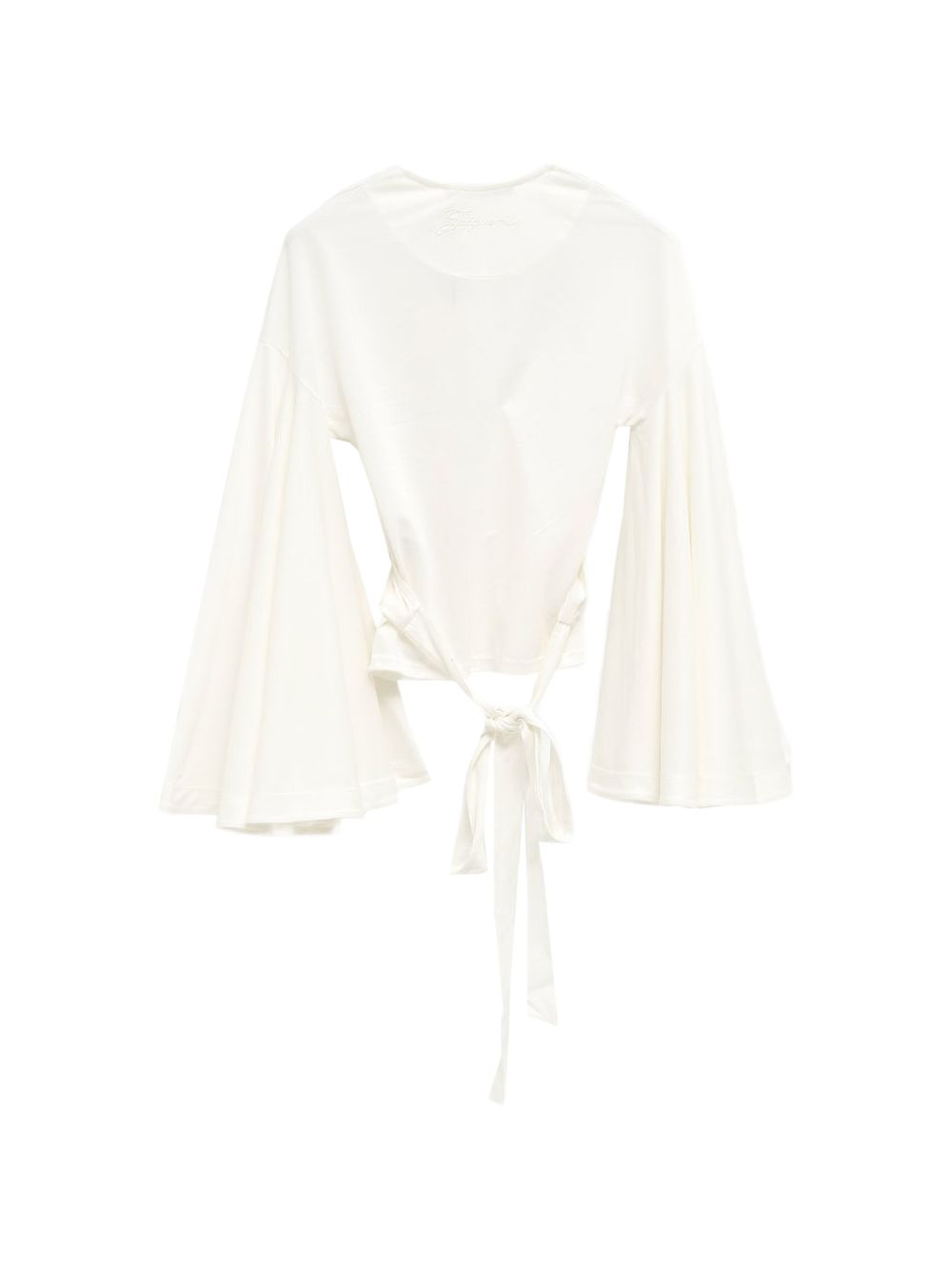 JACQUEMUS Top White Principal:paper Polyester