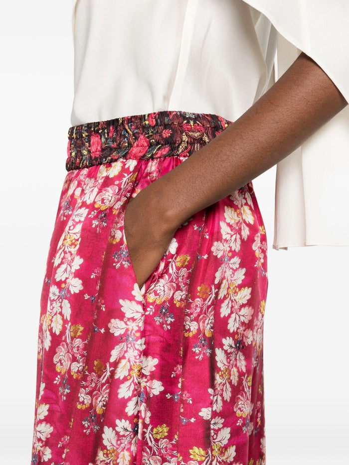 Pierre Louis Mascia Trousers Fuchsia Silk