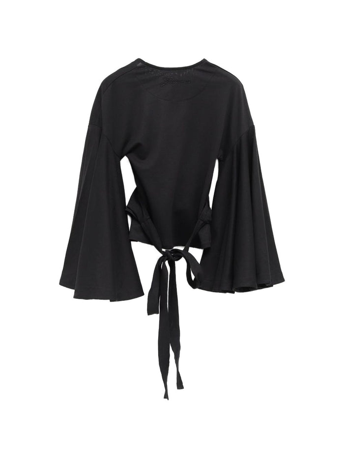 JACQUEMUS Top Black Principal:paper Polyester