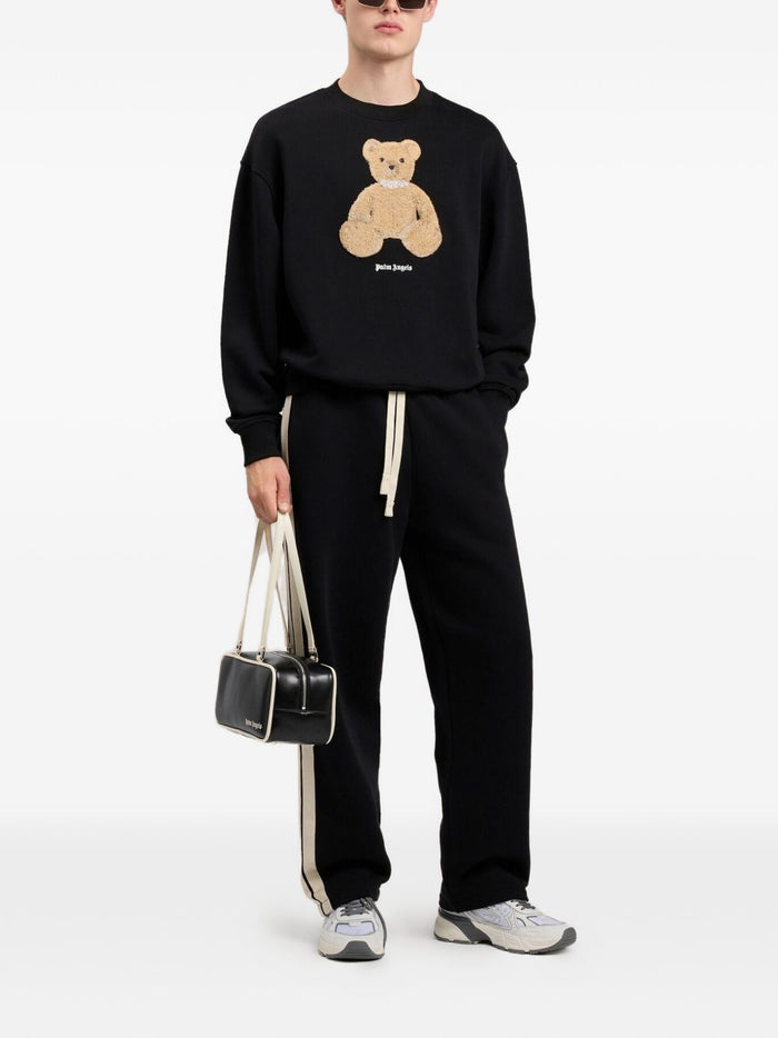 Palm Angels Sweaters Black Cotton