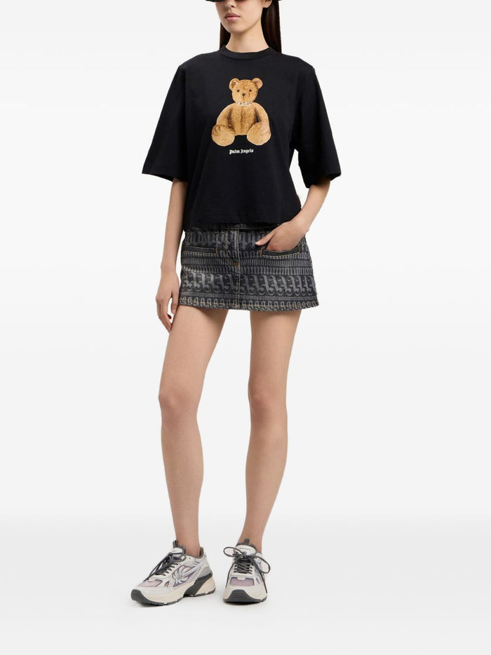 Palm Angels T-shirts and Polos Black Cotton