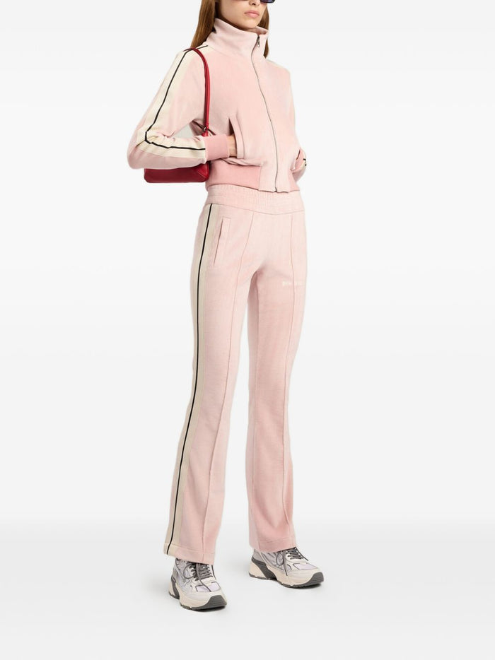 Palm Angels Trousers Pink Fabric