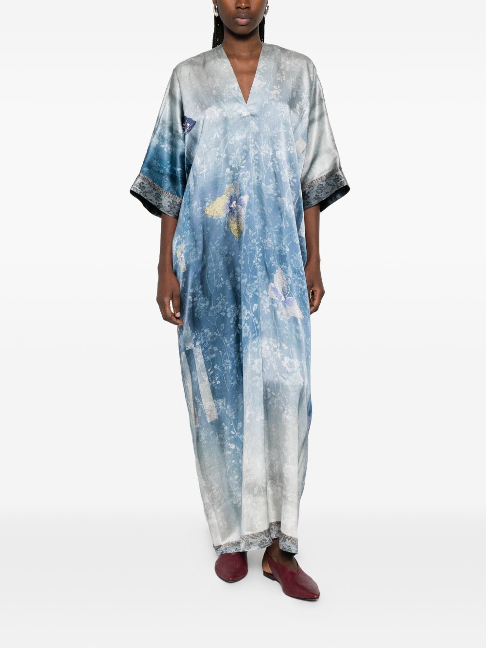 Pierre Louis Mascia Dresses Clear Blue Silk