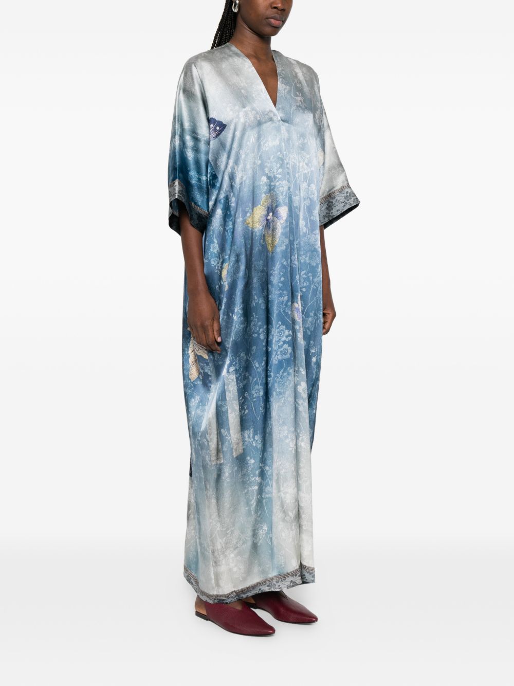 Pierre Louis Mascia Dresses Clear Blue Silk