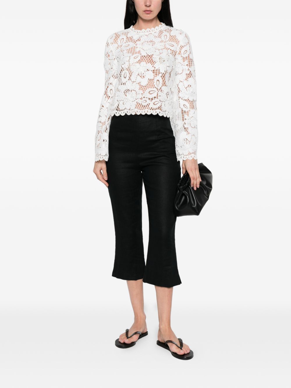 Self-portrait Top White Polyester