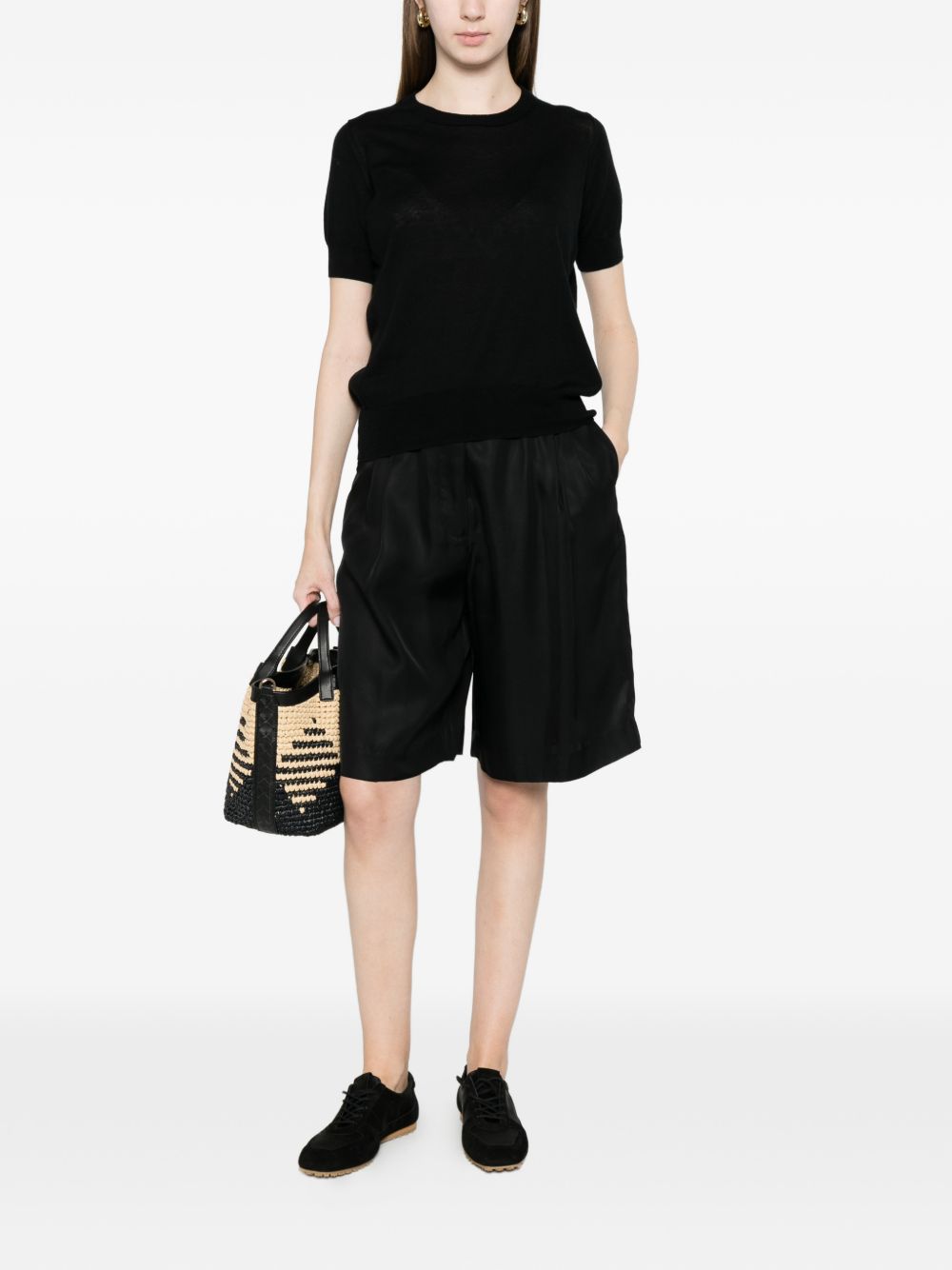 CT PLAGE Sweaters Black Cotton