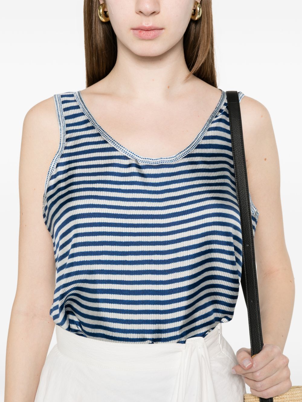 Pierre Louis Mascia Top Clear Blue Silk