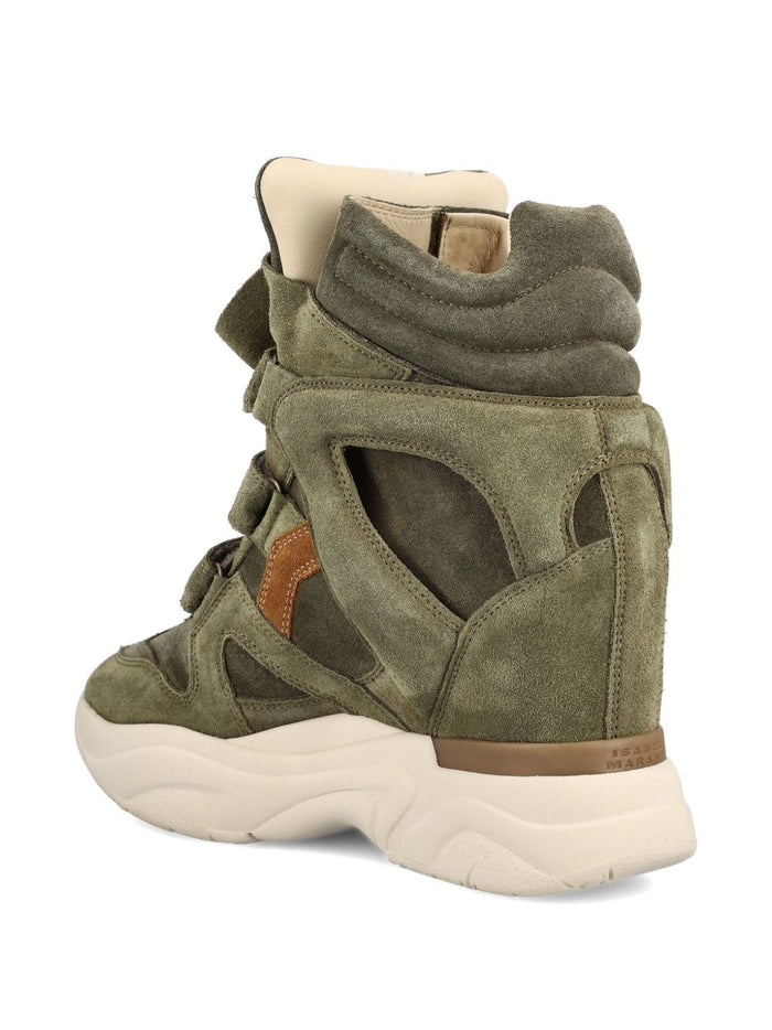 Isabel Marant Sneakers Kaki Outer: calf Suede