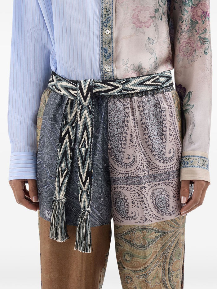 Pierre Louis Mascia Belts Black Silk