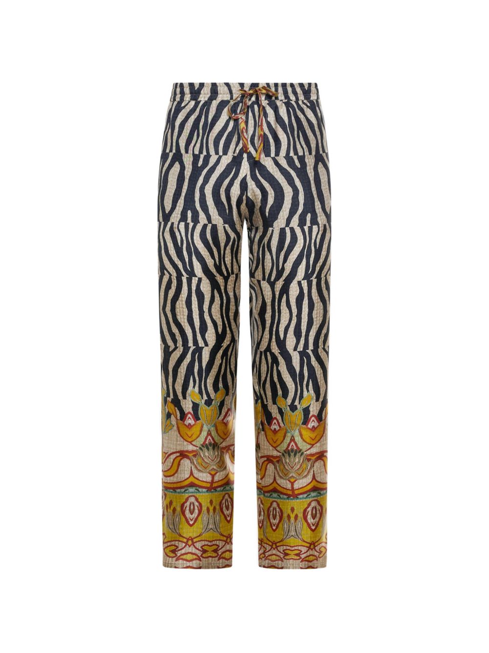 Pierre Louis Mascia Trousers Yellow Silk
