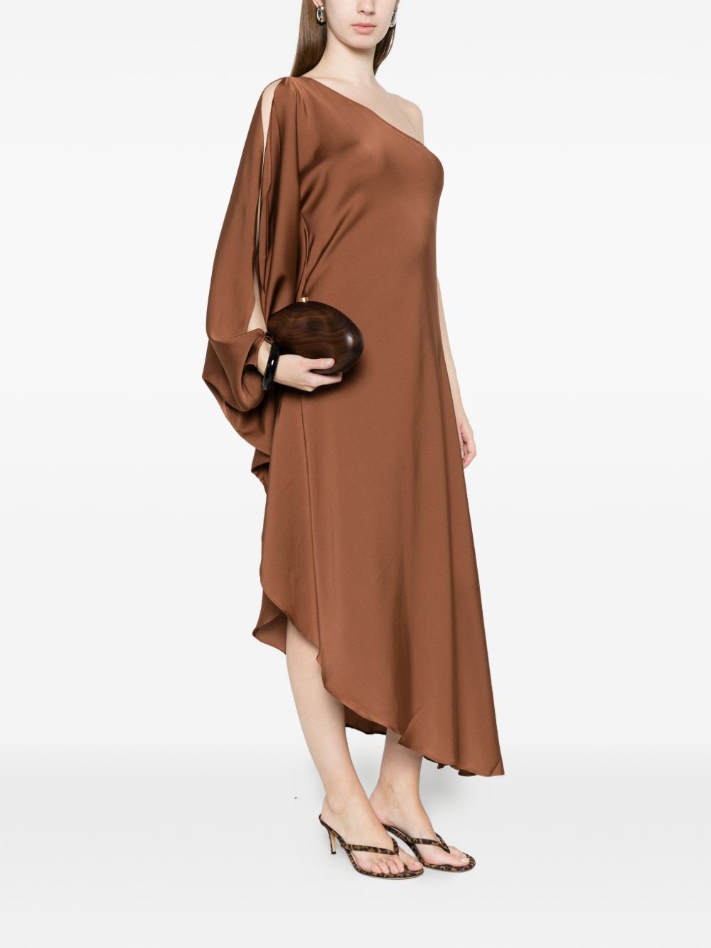 SILK95FIVE Dresses Marrone Chiaro Silk