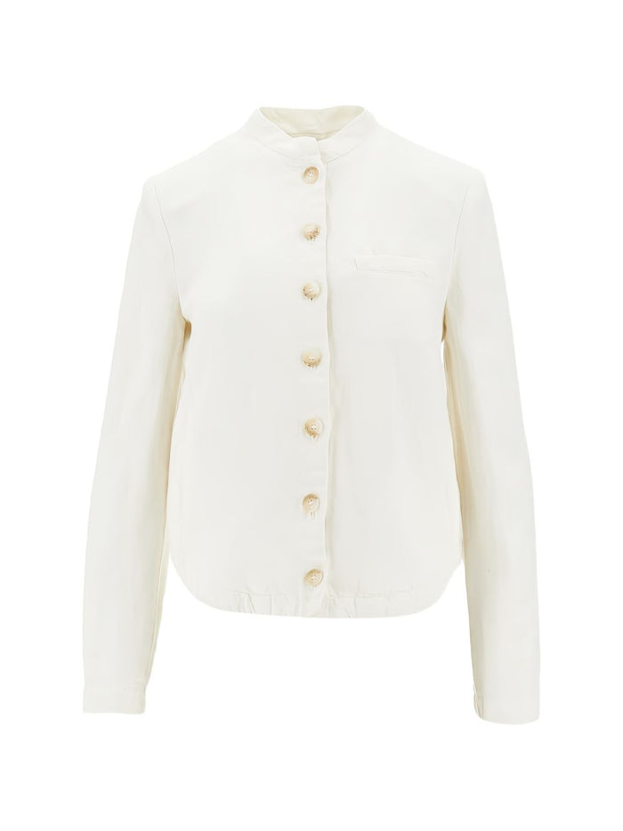 Emporio Armani Jackets Beige Lyocell
