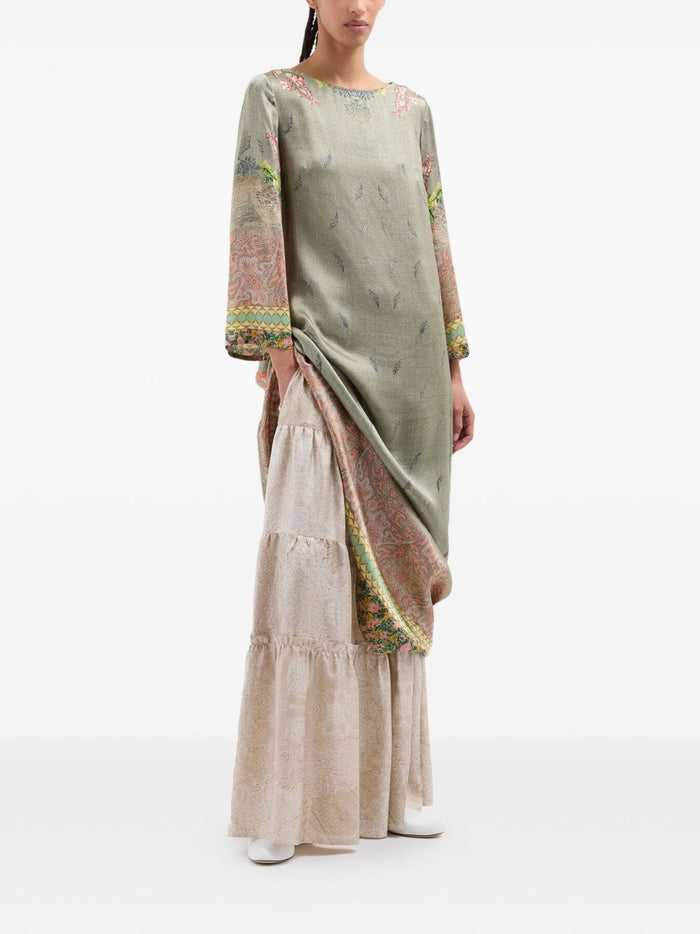 Pierre Louis Mascia Dresses Kaki Silk