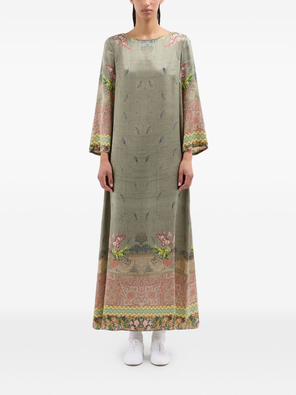 Pierre Louis Mascia Dresses Kaki Silk