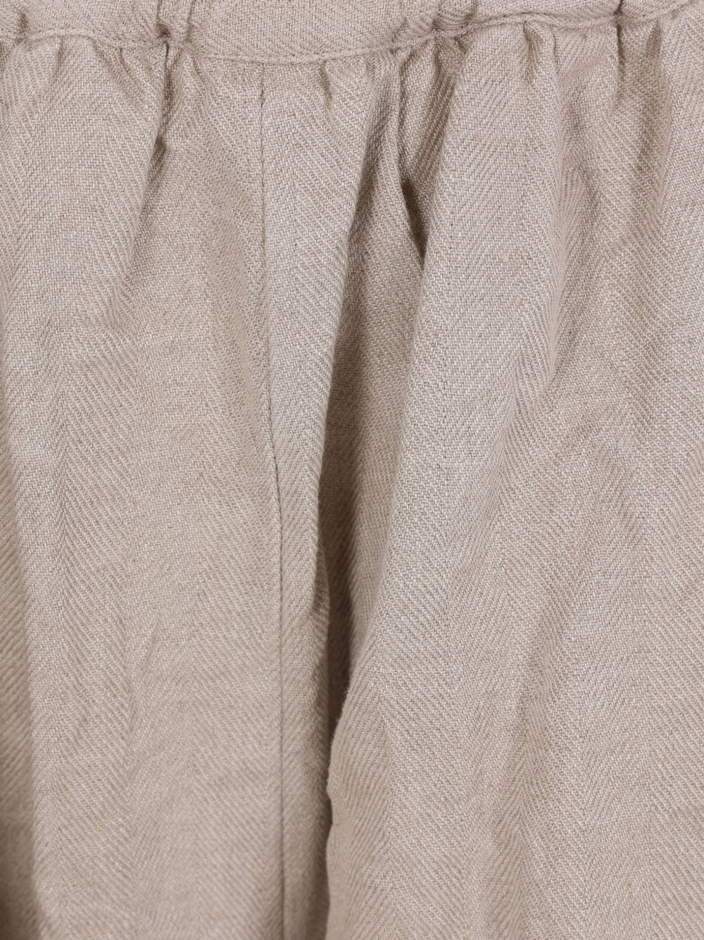 Comme Des Garcons Trousers Beige Polyester