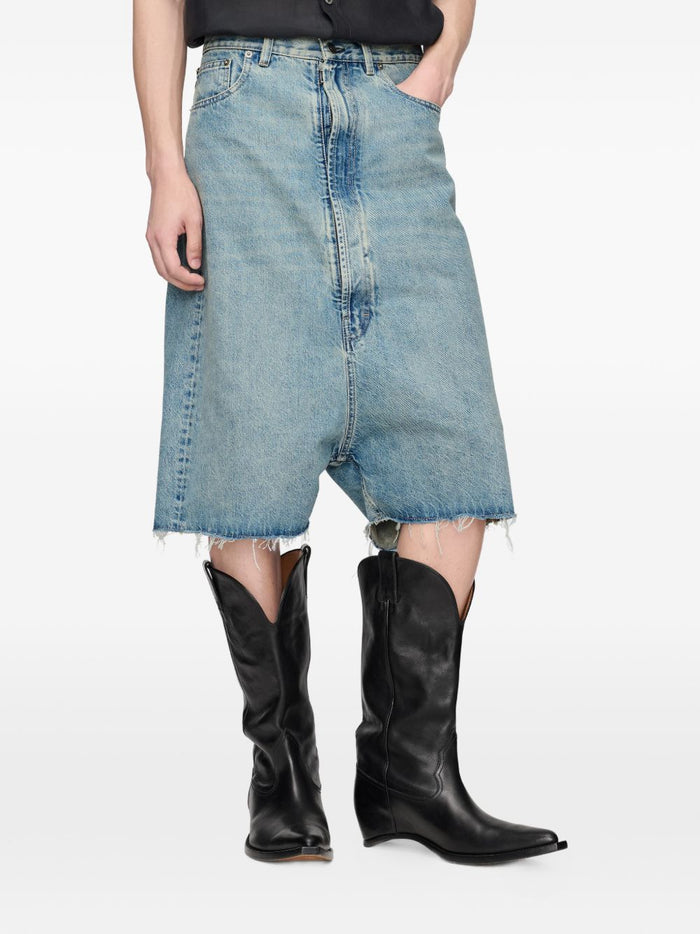 Maison Margiela Shorts Clear Blue Outer: cotton