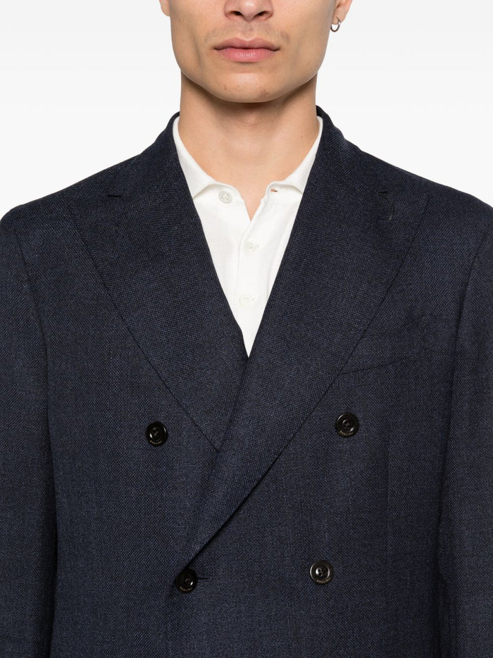 Boglioli Jackets Blue Outer: Virgin Wool