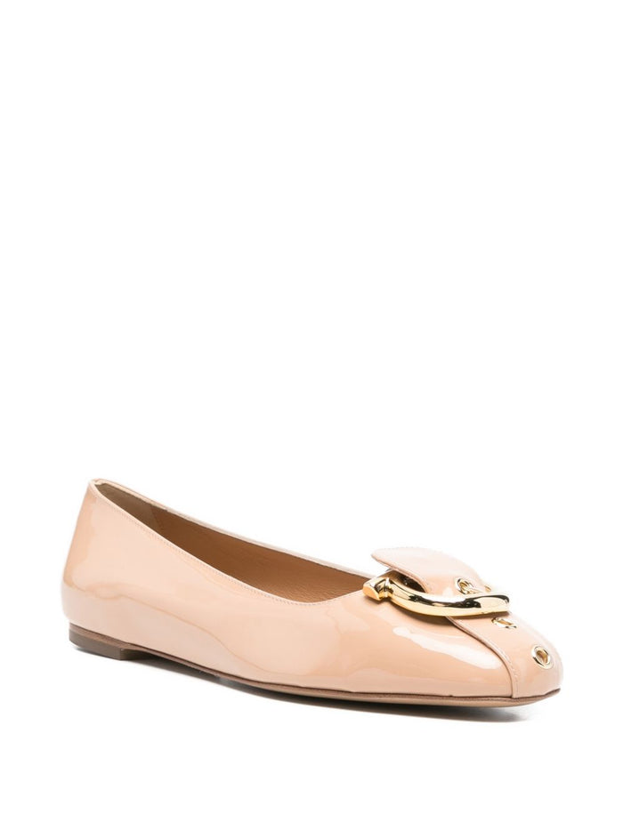 Ferragamo Flat shoes Brown Outer: bos Taurus