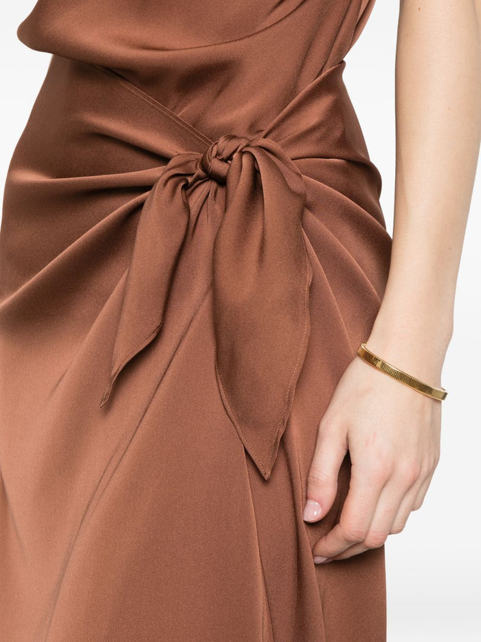 SILK95FIVE Skirts Marrone Chiaro Silk