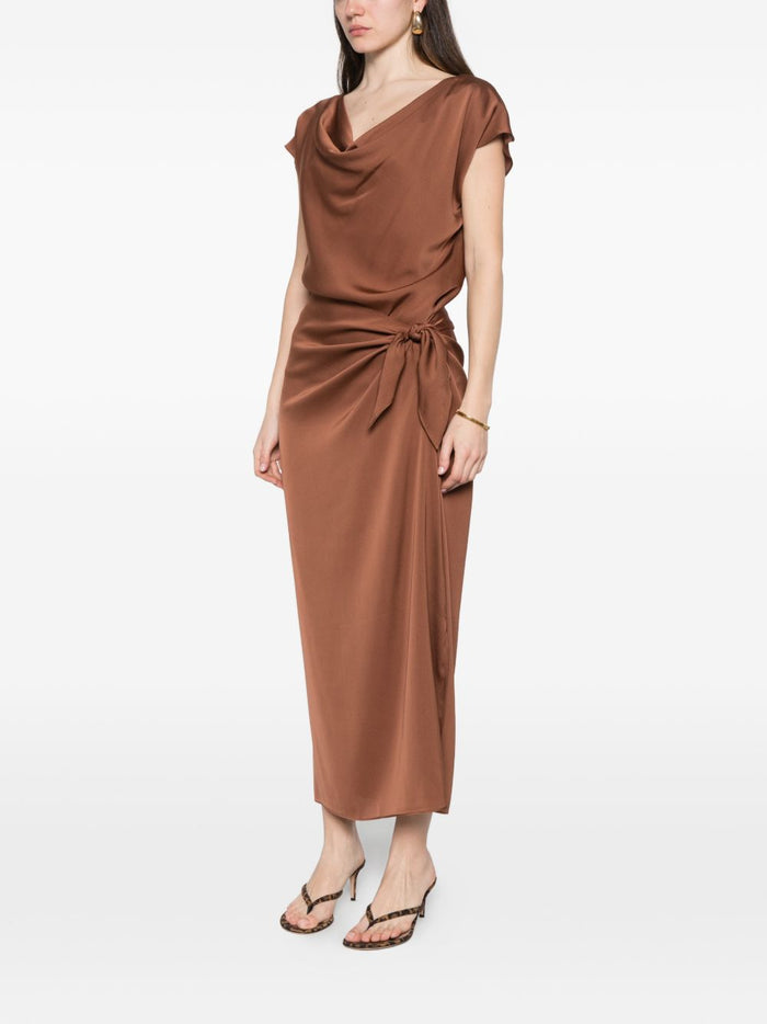 SILK95FIVE Skirts Marrone Chiaro Silk