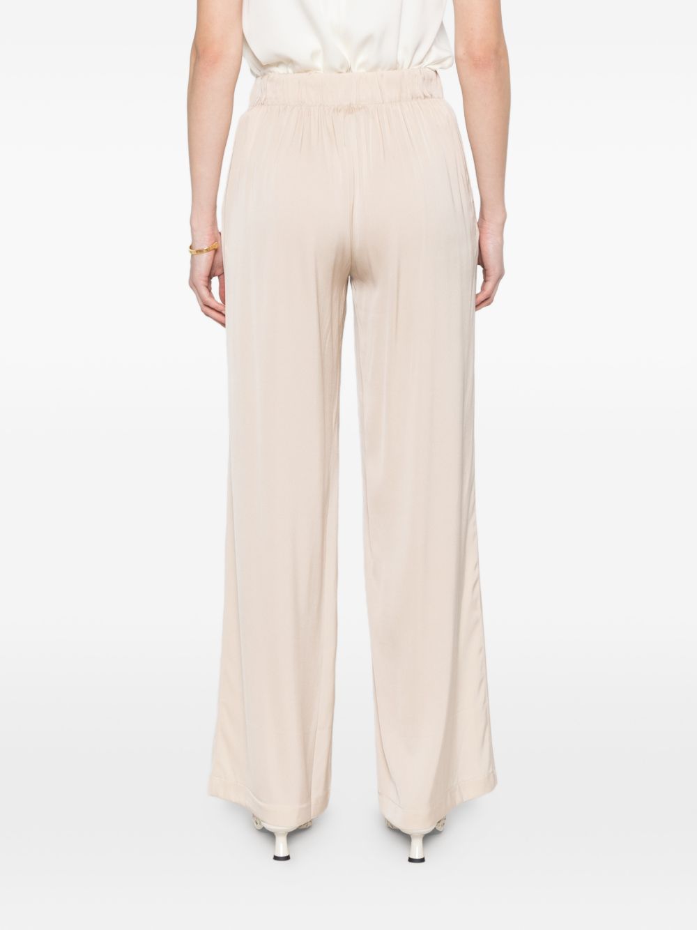 SILK95FIVE Trousers Beige Silk