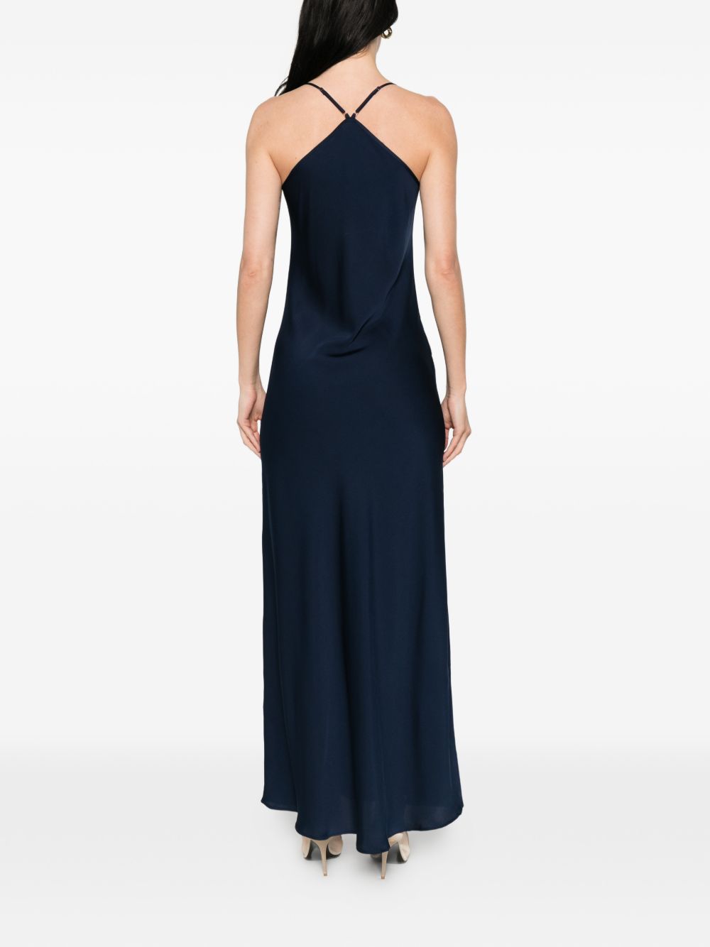 SILK95FIVE Dresses Blue Silk