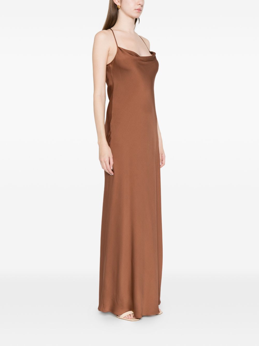 SILK95FIVE Dresses Marrone Chiaro Silk