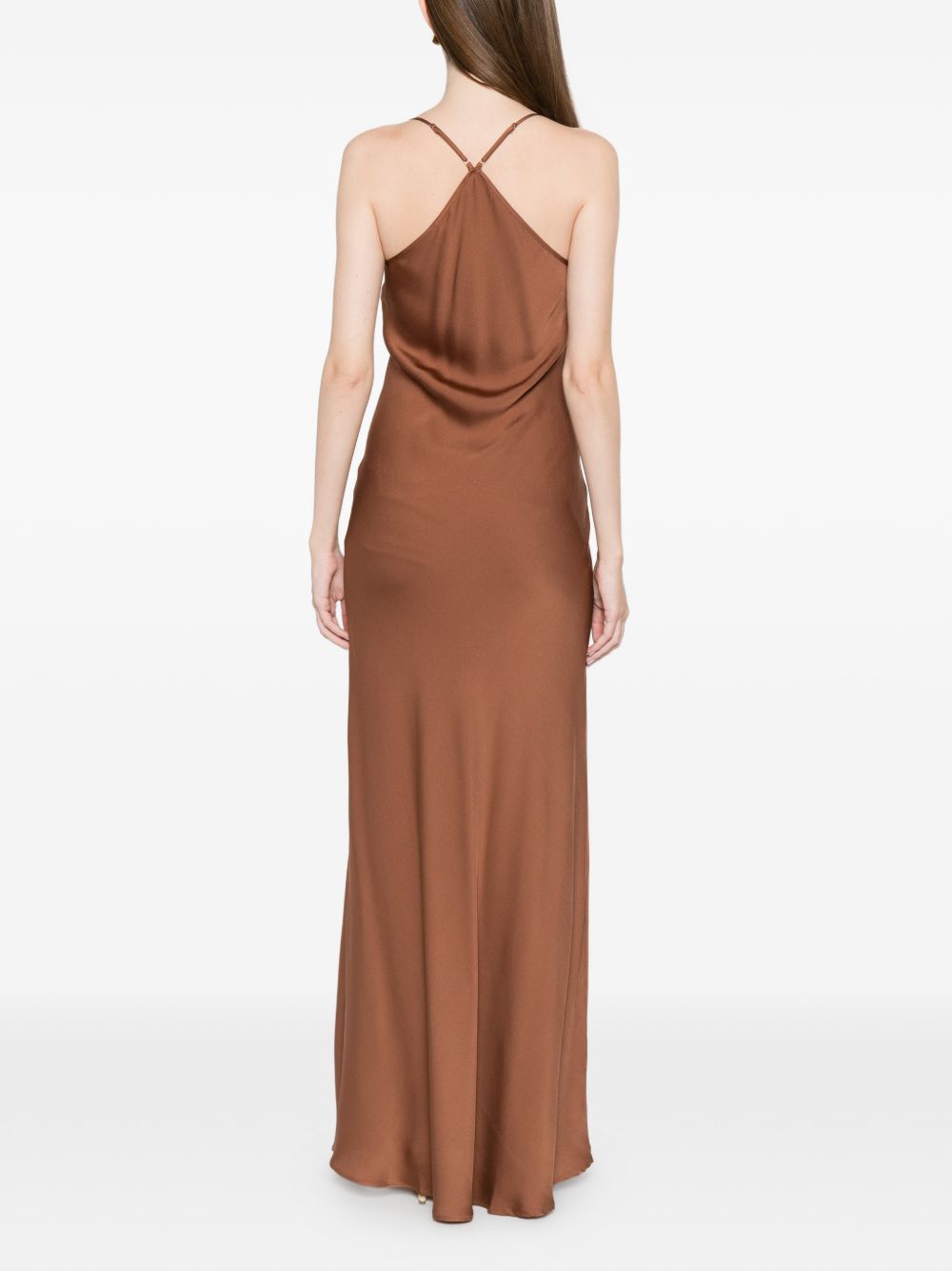 SILK95FIVE Dresses Marrone Chiaro Silk