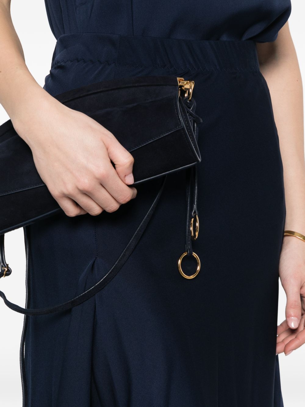 SILK95FIVE Skirts Blue Silk