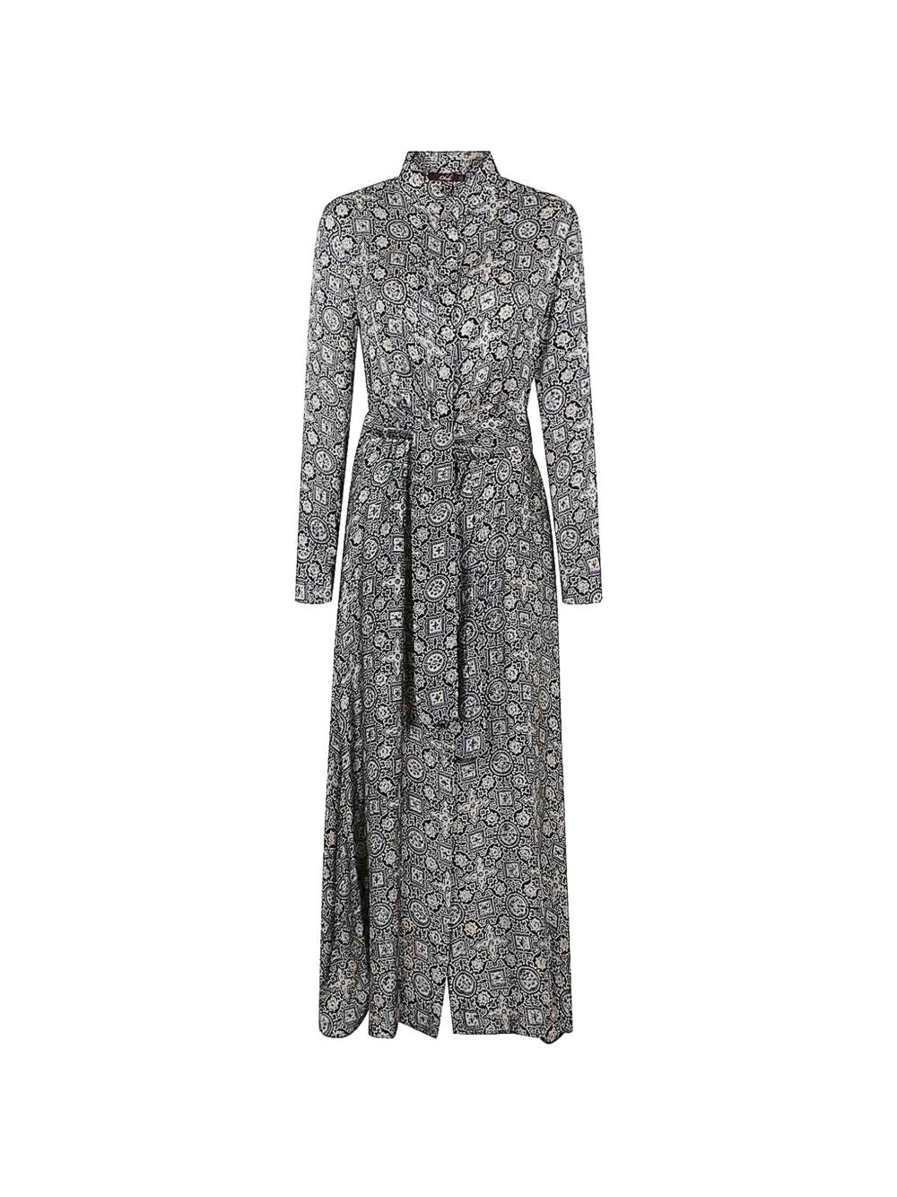 OBIDI Dresses Blue Silk