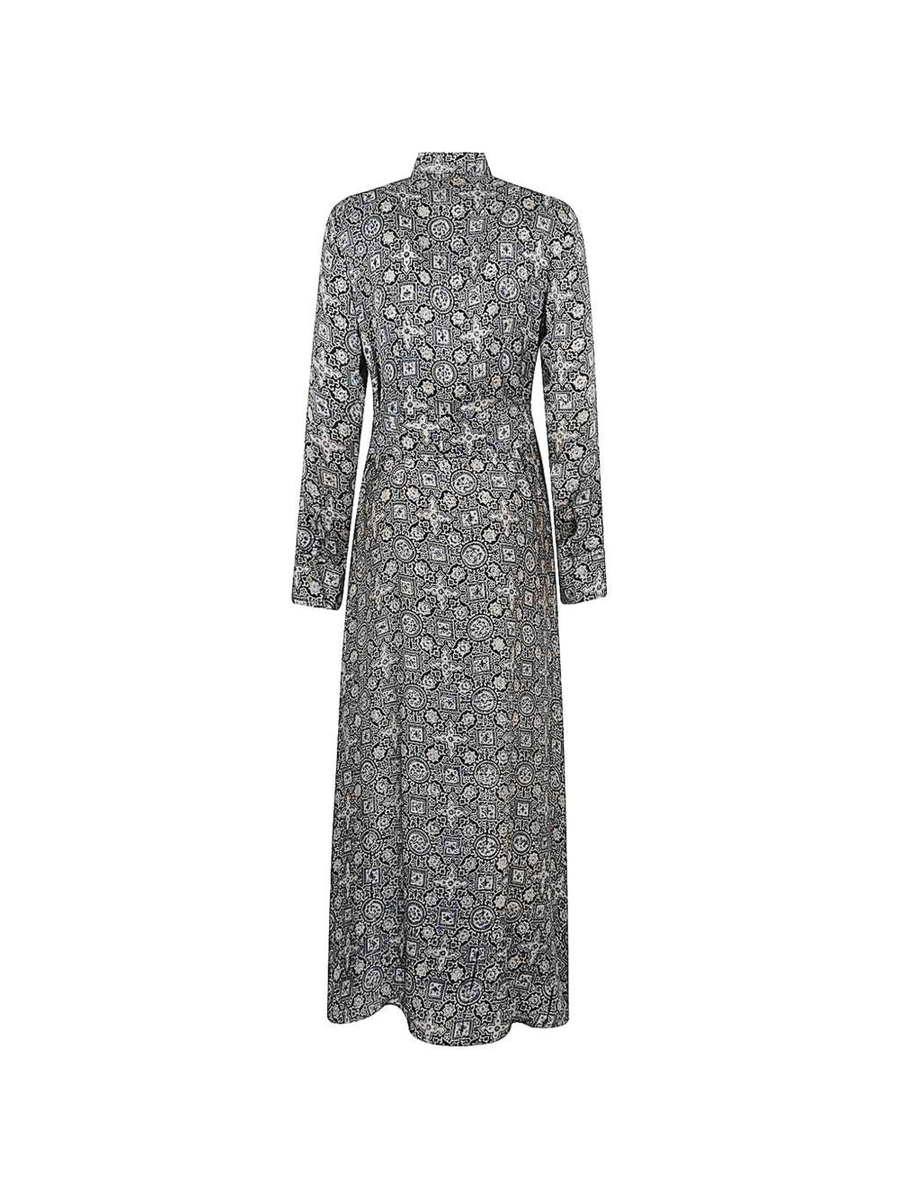 OBIDI Dresses Blue Silk