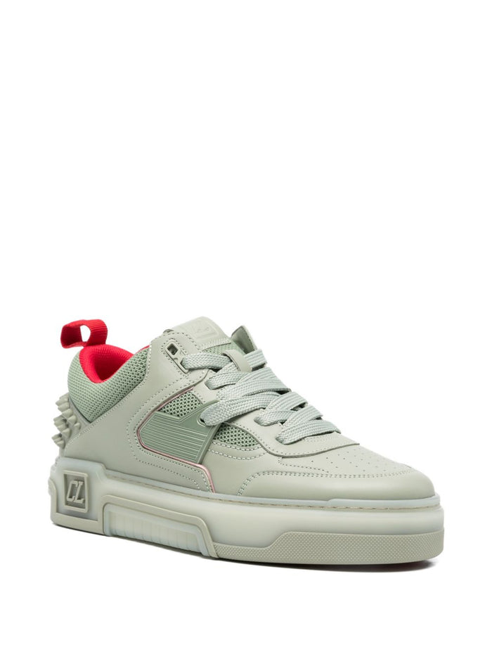 Christian Louboutin Sneakers Silver Calf Leather