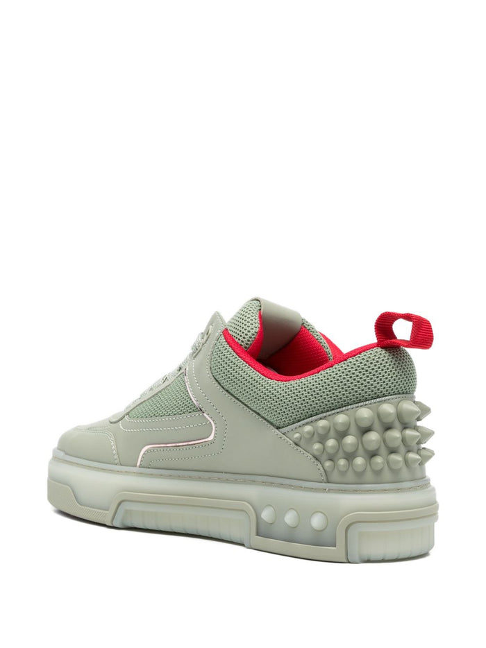 Christian Louboutin Sneakers Silver Calf Leather