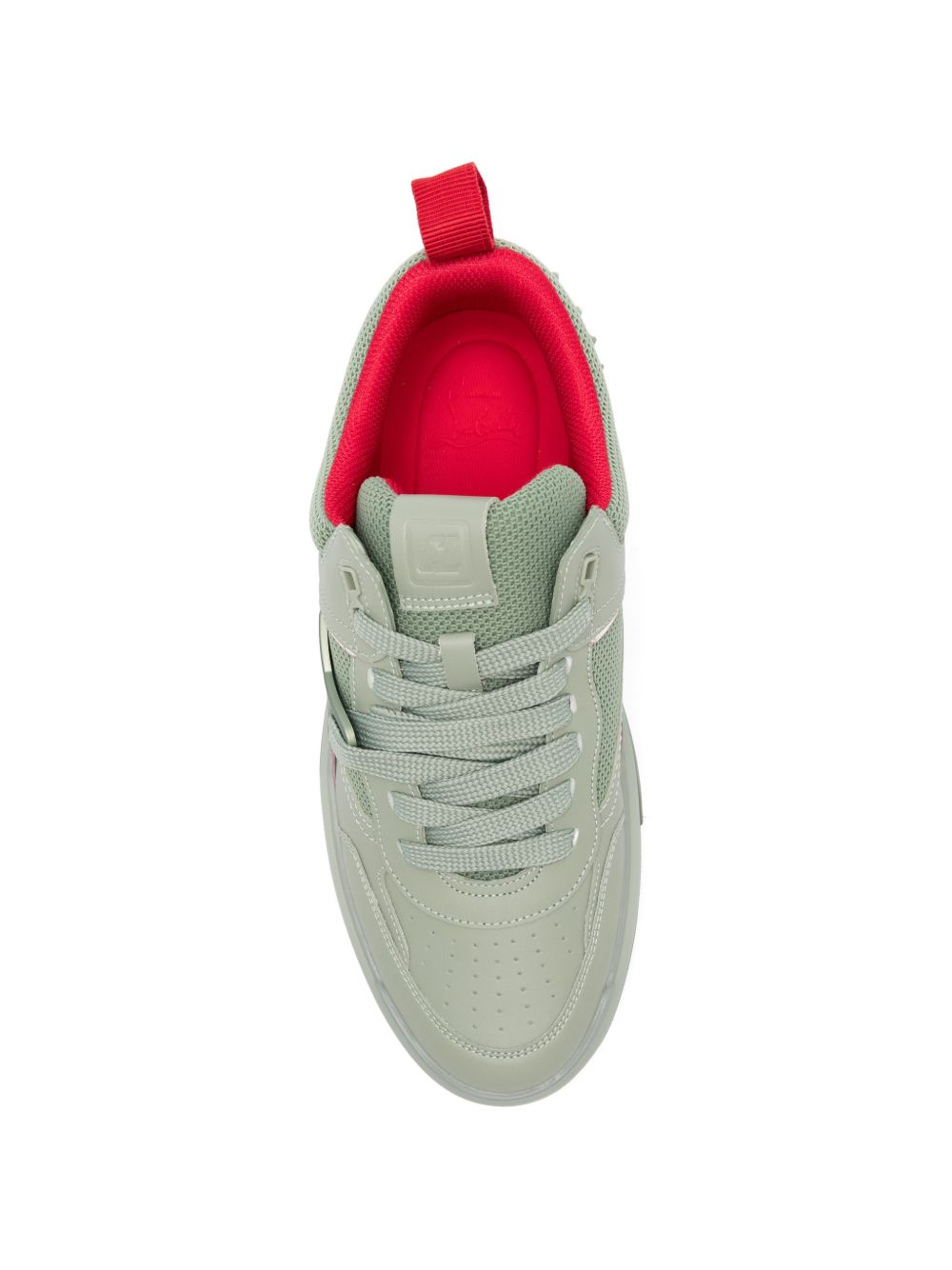 Christian Louboutin Sneakers Silver Calf Leather