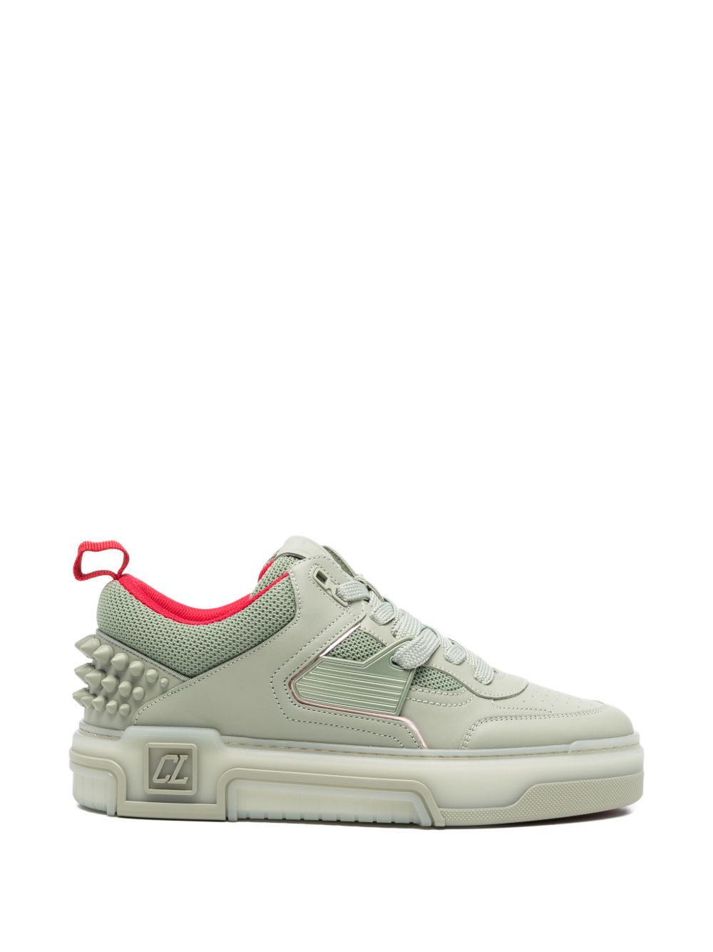 Christian Louboutin Sneakers Silver Calf Leather