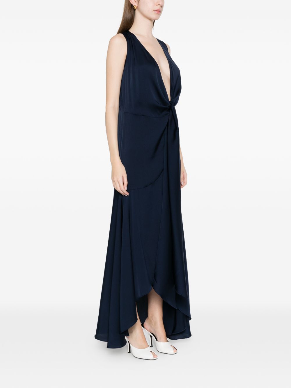 SILK95FIVE Dresses Blue Silk