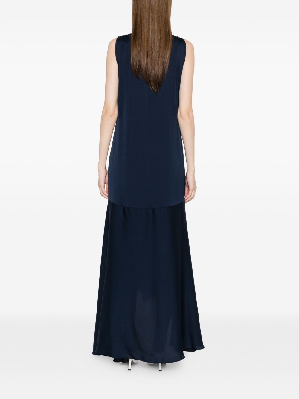 SILK95FIVE Dresses Blue Silk