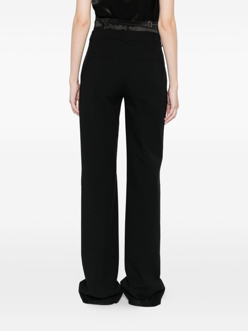 Via Masini 80 Trousers Black Cotton