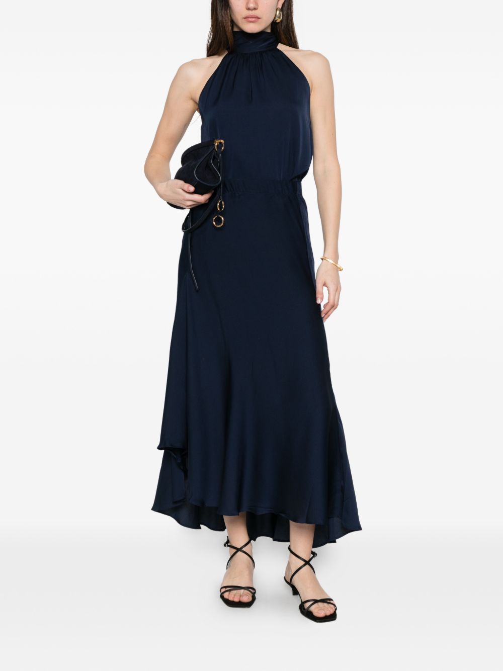 SILK95FIVE Top Blue Silk