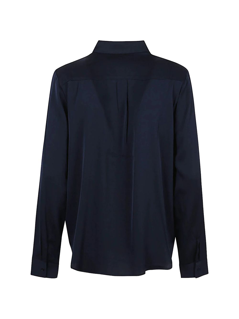 SILK95FIVE Shirts Blue Silk Elastane