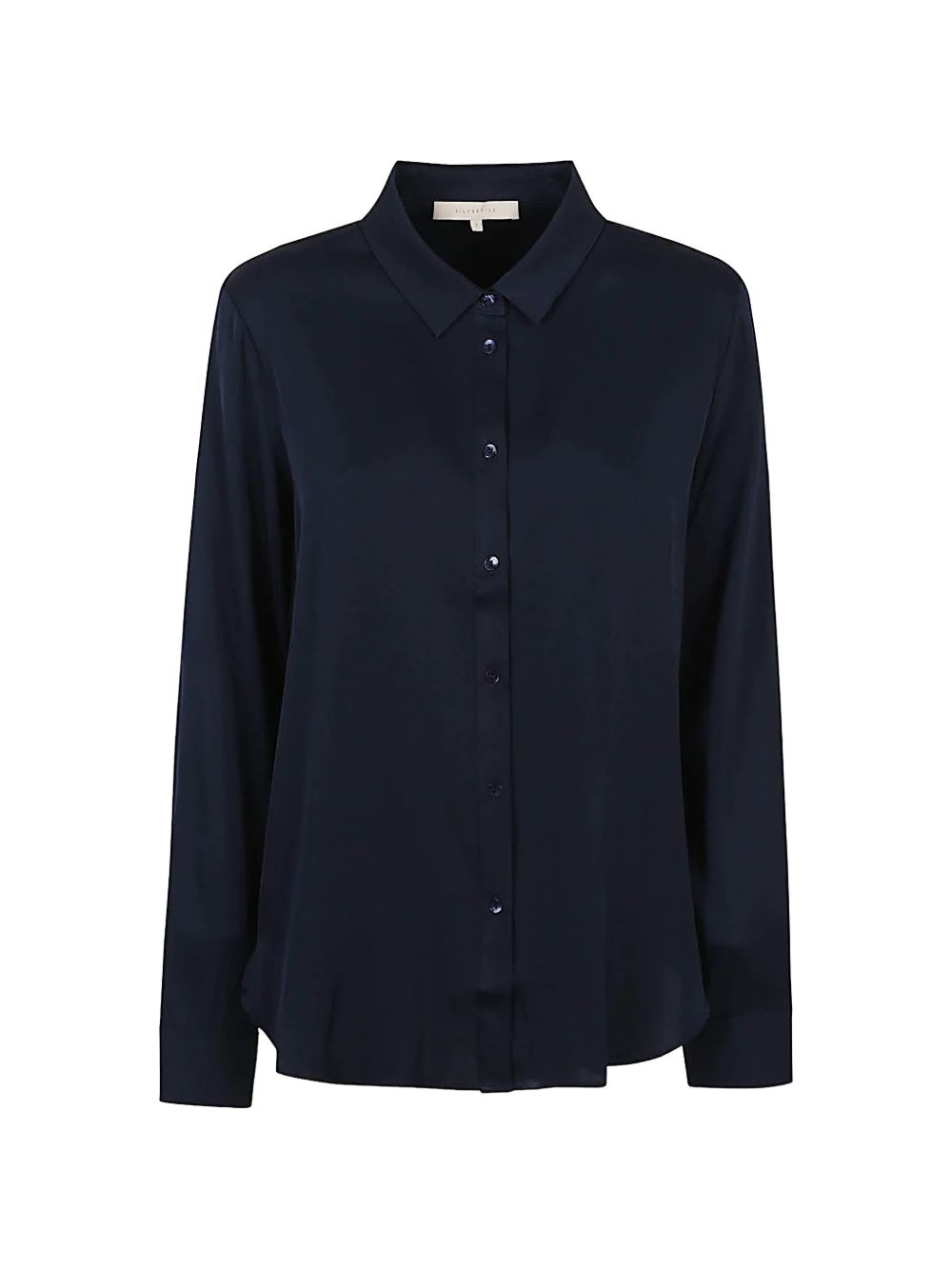 SILK95FIVE Shirts Blue Silk Elastane