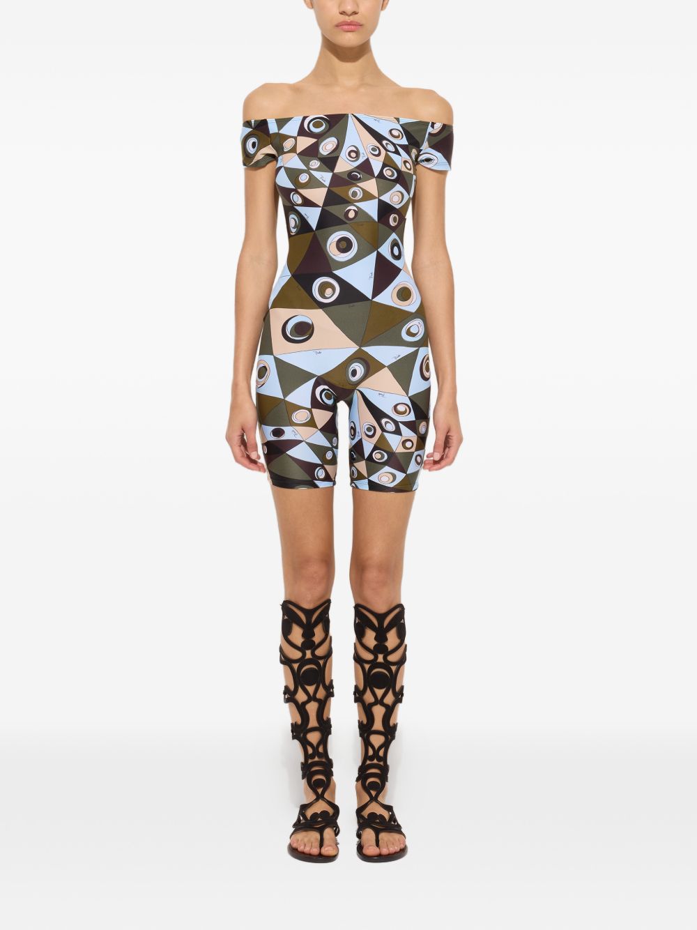 Pucci Dresses Blue Elastan Poliammide