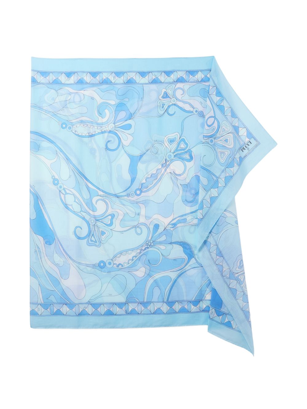 Pucci Sea Clothing Clear Blue Cotton