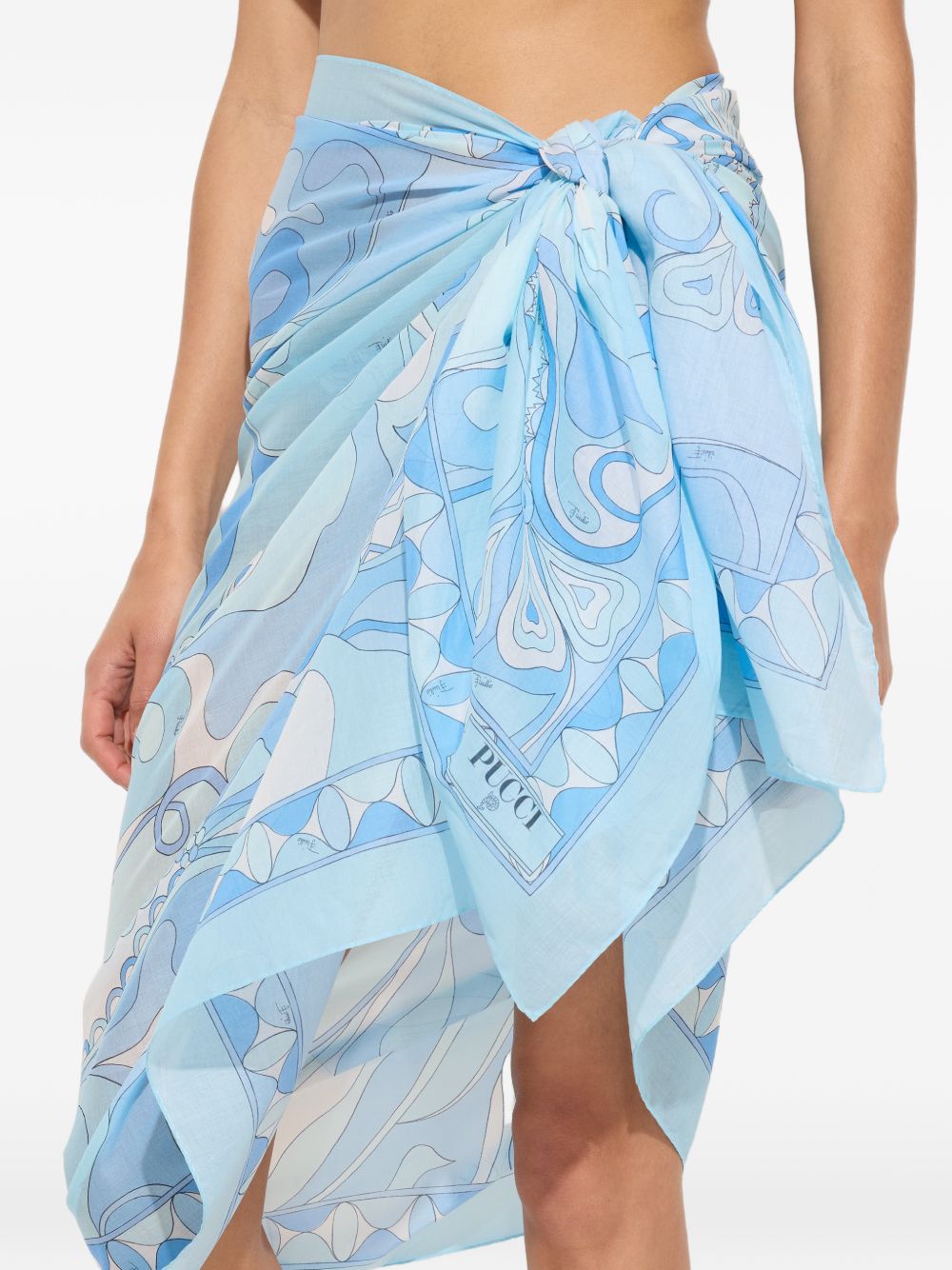 Pucci Sea Clothing Clear Blue Cotton