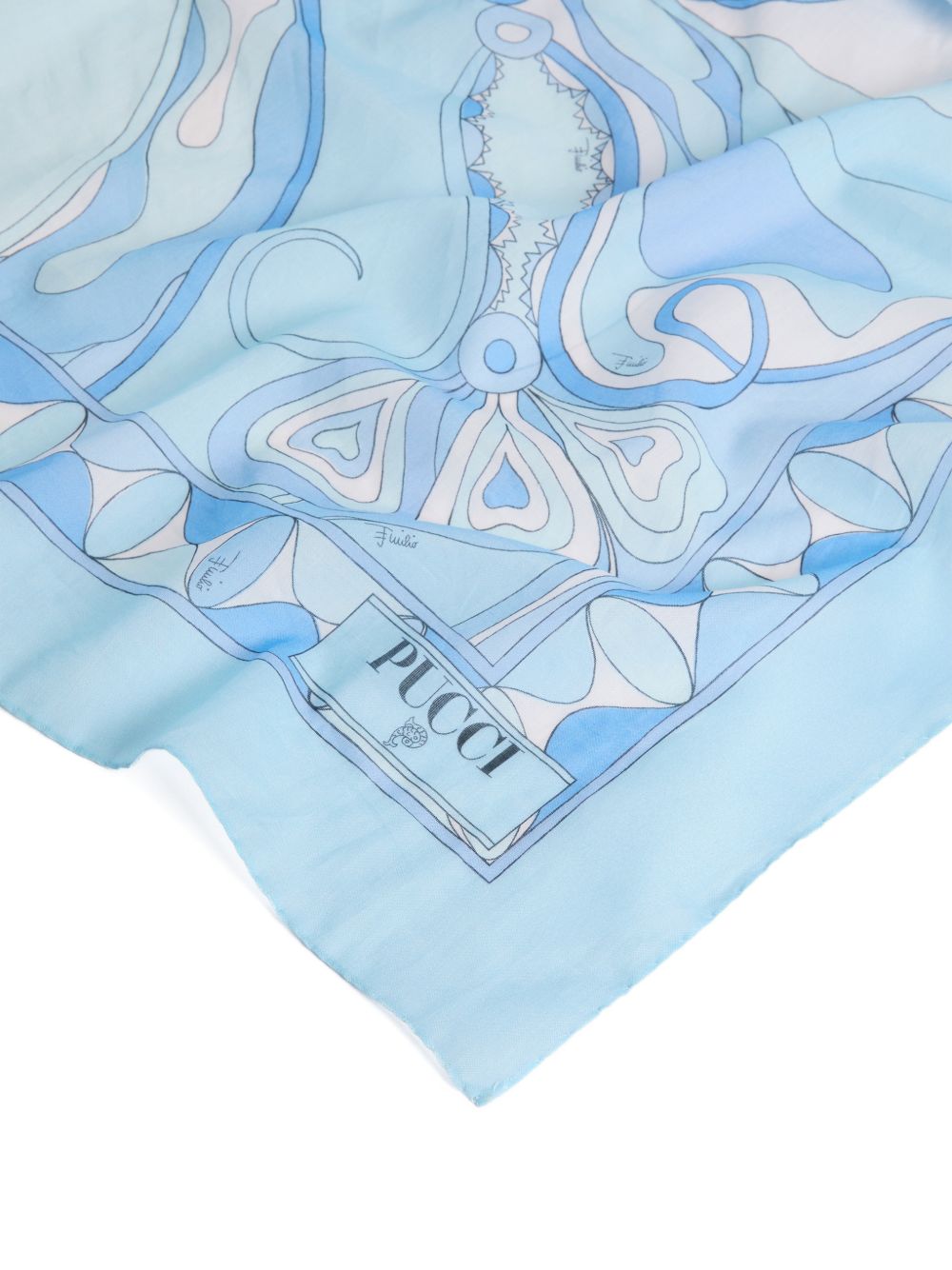 Pucci Sea Clothing Clear Blue Cotton