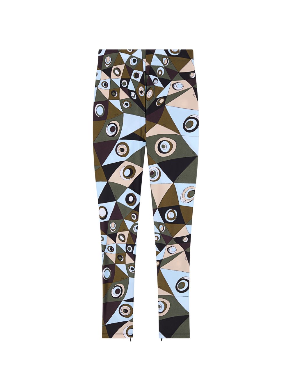 Pucci Trousers Kaki Elastan Poliammide