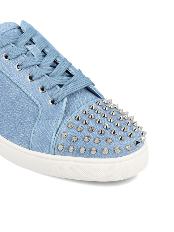 Christian Louboutin Sneakers Clear Blue Calf Leather