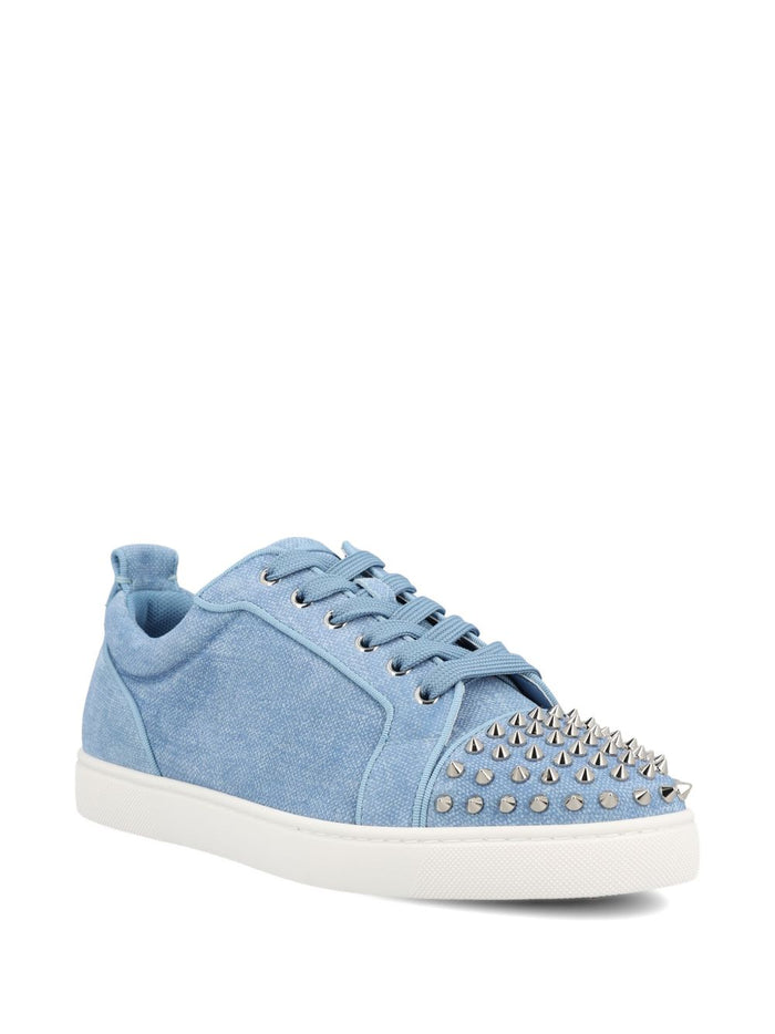 Christian Louboutin Sneakers Clear Blue Calf Leather