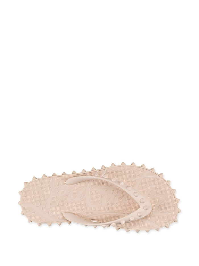 Christian Louboutin Sandals White Rubber