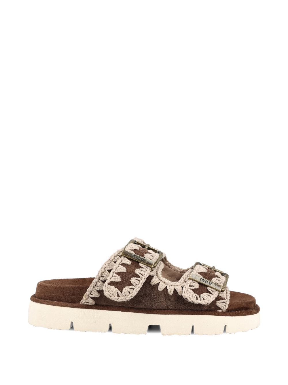 Mou Sandals Brown Outer: calf Suede